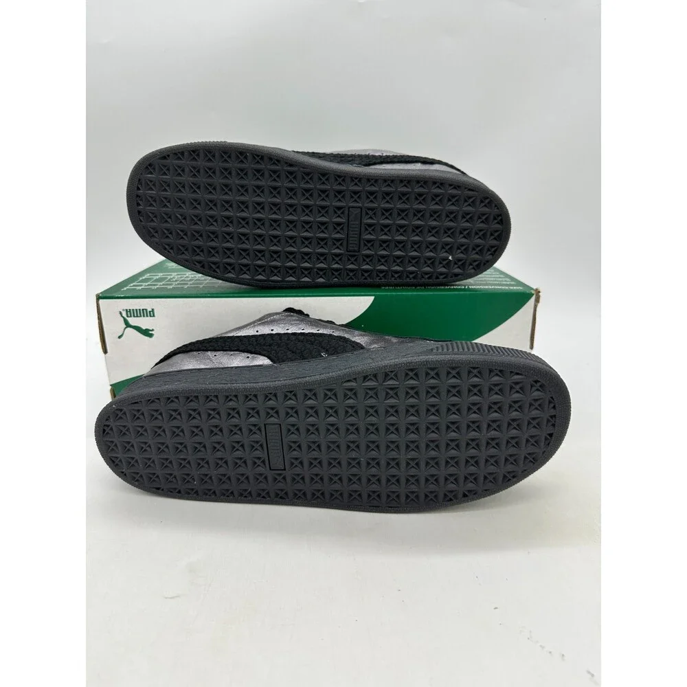 Puma Suede XL Galactic Men's Size 11 Silver Black Athletic Shoes 401920 01